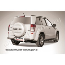 Уголки 57 мм серебристые для Suzuki Grand Vitara 2012-2015