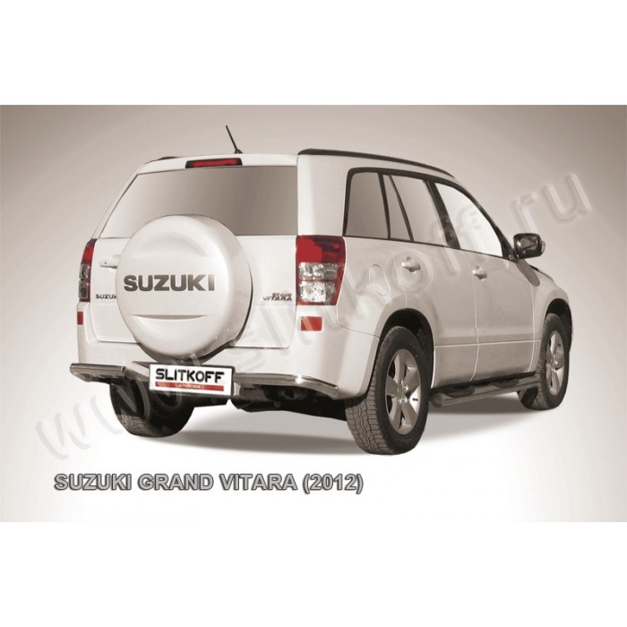 Уголки 57 мм серебристые для Suzuki Grand Vitara 2012-2015 артикул SGV12009S