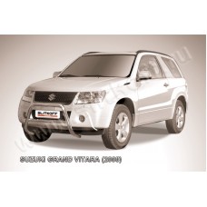 Кенгурятник 57 мм низкий для Suzuki Grand Vitara 3 двери 2008-2011