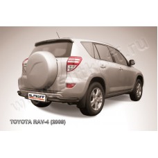 Уголки двойные 57-42 мм чёрные для Toyota RAV4 2009-2010
