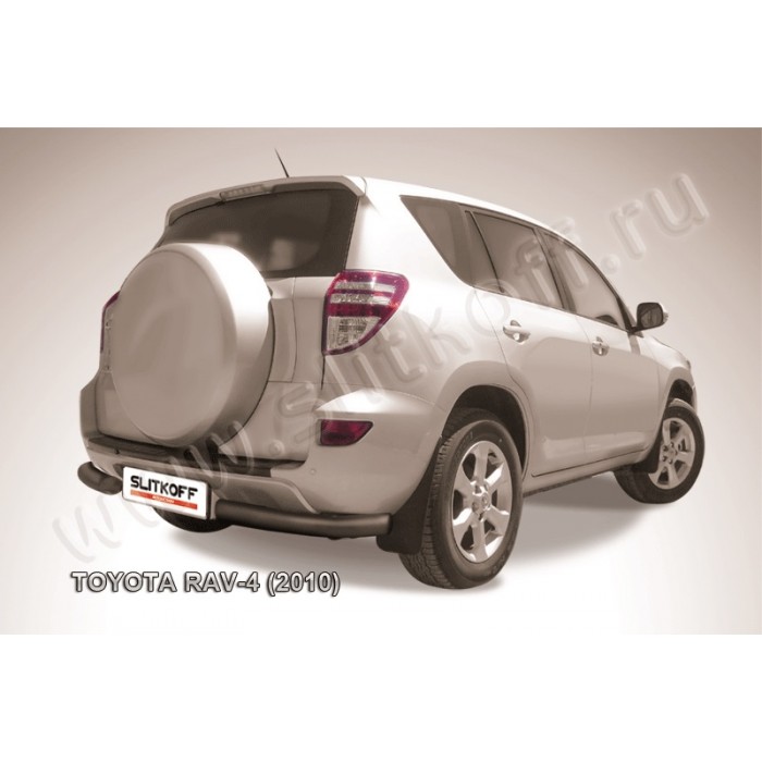 Уголки 76 мм чёрные для Toyota RAV4 2010-2013 артикул TR410017B