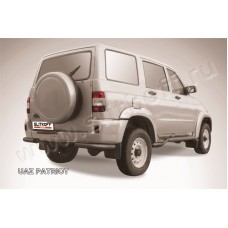 Уголки 76 мм чёрные для УАЗ Патриот 2005-2014