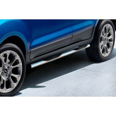 Защита заднего бампера 57 мм серебристая для Ford Ecosport 2018-2023