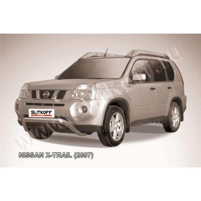 Кенгурятник 76 мм низкий мини для Nissan X-Trail 2007-2011 артикул NXT001