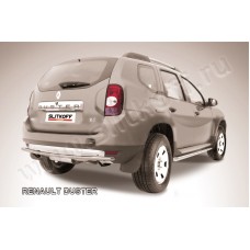 Защита заднего бампера 42 мм для Renault Duster 2011-2015