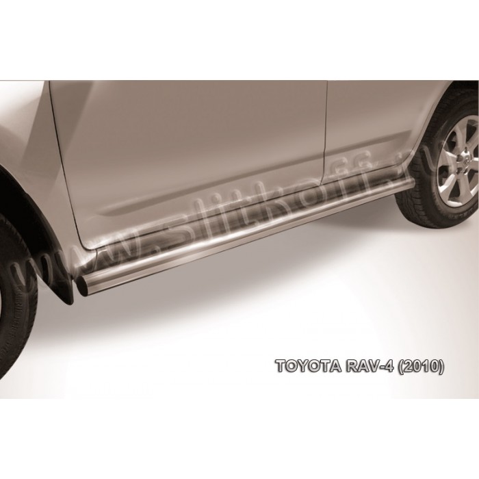 Пороги труба 57 мм для Toyota RAV4 2010-2013 артикул TR410011