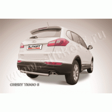 Защита заднего бампера 57 мм Black Edition для Chery Tiggo 5 2014-2016