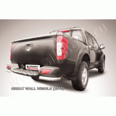 Защита задняя уголки 57 мм Black Edition для Great Wall Wingle 2011-2015