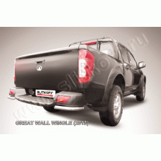 Защита задняя уголки 42 мм Black Edition для Great Wall Wingle 2011-2015