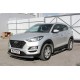 Пороги труба с проступью 76 мм для Hyundai Tucson Turbo 2018-2021