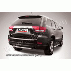 Защита заднего бампера 57 мм короткая Black Edition для Jeep Grand Cherokee 2010-2013