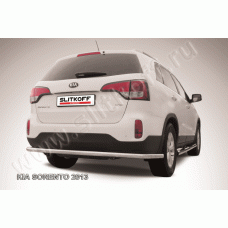 Защита заднего бампера 57 мм Black Edition для Kia Sorento 2012-2020