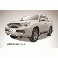 Защита переднего бампера волна 57 мм Black Edition для Lexus GX460 2010-2013