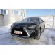 Защита переднего бампера 57 мм Black Edition для Lexus RX-350 2015-2019