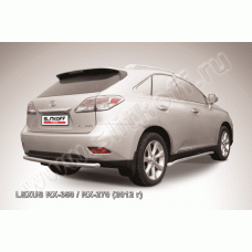 Защита заднего бампера 57 мм Black Edition для Lexus RX-270/RX-350 2012-2015