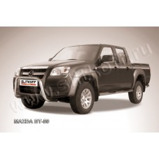 Кенгурятник низкий 57 мм мини Black Edition для Mazda BT-50 2006-2011