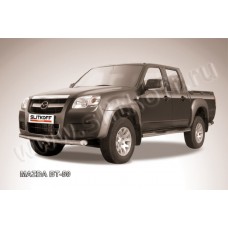 Защита переднего бампера 76 мм Black Edition для Mazda BT-50 2006-2011