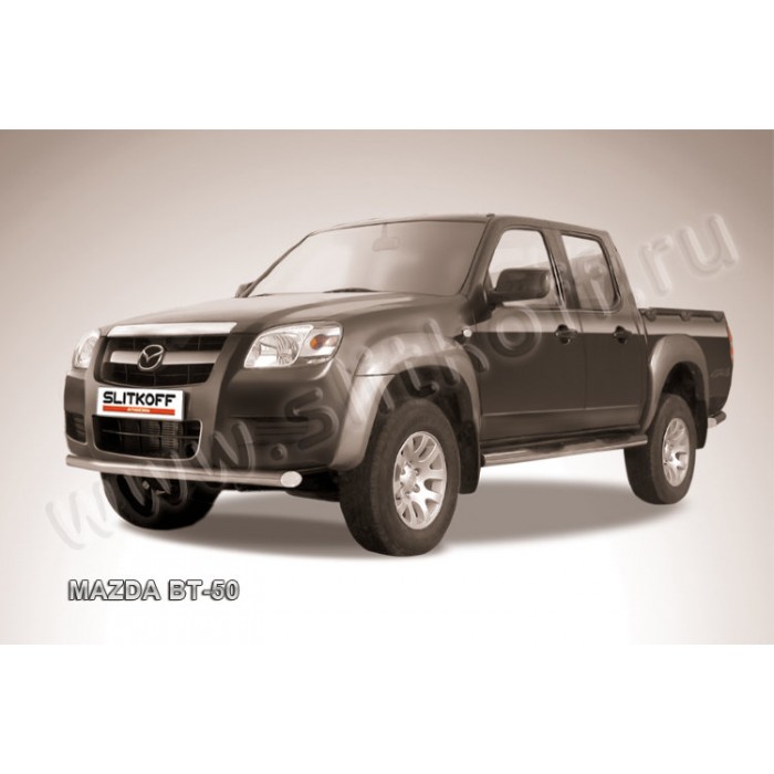 Защита переднего бампера 57 мм Black Edition для Mazda BT-50 2006-2011