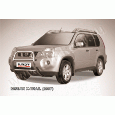 Кенгурятник высокий 57 мм Black Edition для Nissan X-Trail 2007-2011