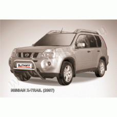 Кенгурятник низкий 57 мм Black Edition для Nissan X-Trail 2007-2011