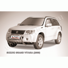 Кенгурятник низкий 76 мм Black Edition для Suzuki Grand Vitara 2008-2011