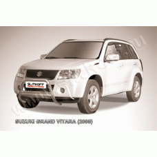 Кенгурятник низкий 57 мм Black Edition для Suzuki Grand Vitara 2008-2011