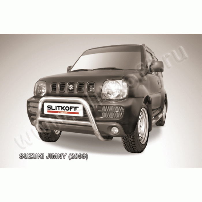 Кенгурятник низкий 57 мм Black Edition для Suzuki Jimny 1998-2018