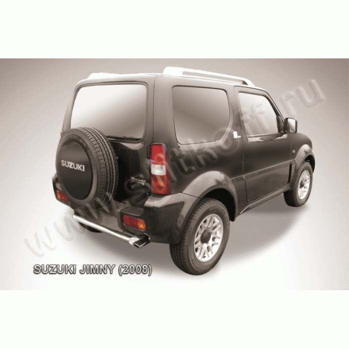 Защита заднего бампера 57 мм Black Edition для Suzuki Jimny 1998-2018