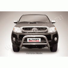 Кенгурятник низкий 76 мм Black Edition для Toyota Hilux 2005-2011