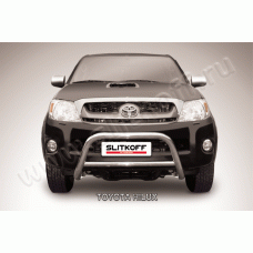 Кенгурятник низкий 57 мм Black Edition для Toyota Hilux 2005-2011