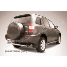 Защита заднего бампера 76 мм Black Edition для Vortex Tingo I 2010-2012