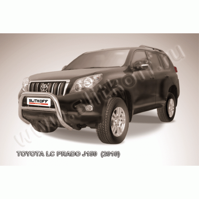 Кенгурятник низкий 76 мм Black Edition для Toyota Land Cruiser Prado 150 2009-2013