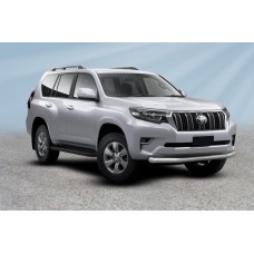 Защита переднего бампера 76 мм Black Edition для Toyota Land Cruiser Prado 150 2017-2020