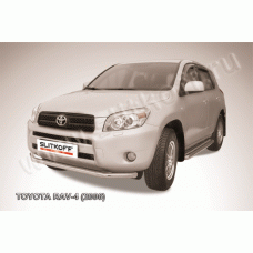 Защита переднего бампера 57 мм Black Edition для Toyota RAV4 2006-2009