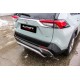 Защита заднего бампера cкоба 57 мм Black Edition для Toyota RAV4 2019-2024