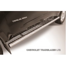 Пороги труба 76 мм для Chevrolet TrailBlazer 2013-2018