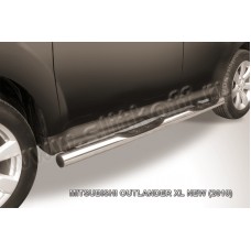 Защита переднего бампера 57 мм для Mitsubishi Outlander 2006-2009