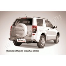 Уголки двойные 57-42 мм серебристые для Suzuki Grand Vitara 3 двери 2008-2011
