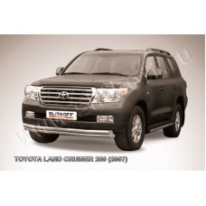 Защита передняя двойная 57-57 мм для Toyota Land Cruiser 200 2007-2011