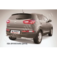 Уголки 57 мм серебристые для Kia Sportage 2010-2015