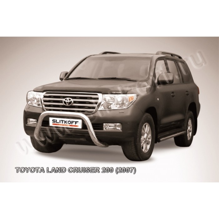 Кенгурятник 76 мм низкий мини для Toyota Land Cruiser 200 2007-2011 артикул TLC2009