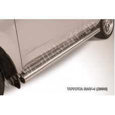 Пороги труба 76 мм для Toyota RAV4 2006-2009