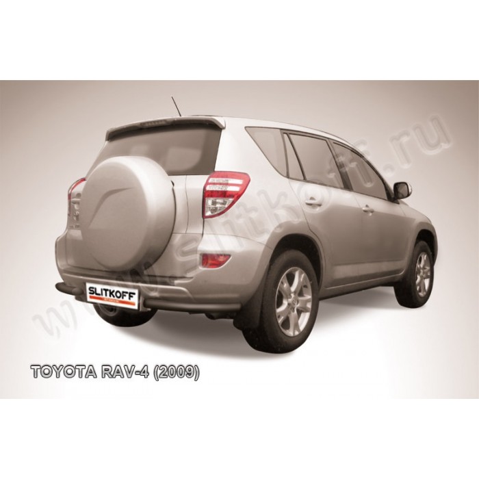 Уголки 57 мм чёрные для Toyota RAV4 2009-2010 артикул TR409016B