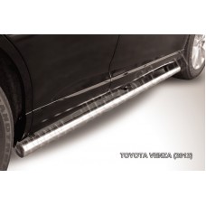 Пороги труба 57 мм для Toyota Venza 2012-2017