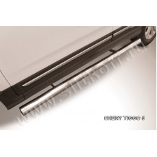 Пороги труба 76 мм для Chery Tiggo 5 2014-2020