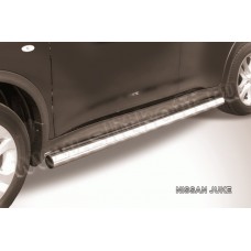 Пороги труба 76 мм для Nissan Juke 2WD 2010-2018