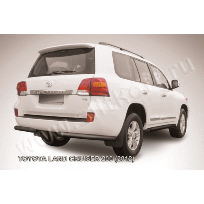 Уголки 76 мм чёрные для Toyota Land Cruiser 200 2012-2013 артикул TLC212021B