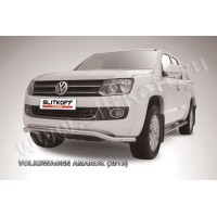 Защита переднего бампера 57 мм волна для Volkswagen Amarok 2010-2016