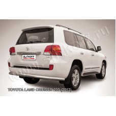 Защита заднего бампера 76 мм для Toyota Land Cruiser 200 2012-2015