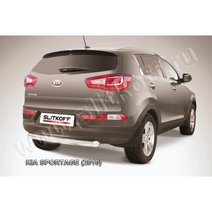 Защита заднего бампера 76 мм для Kia Sportage 2010-2015 артикул KSP010011